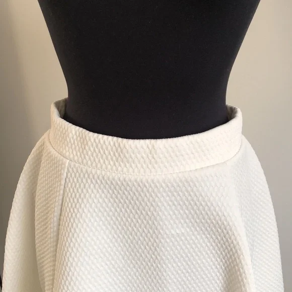 White Skater Skirt - Picture 3 of 9